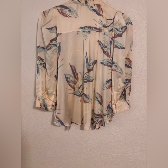 Zadig & Voltaire Cream Floral Blouse - Picture 2 of 3